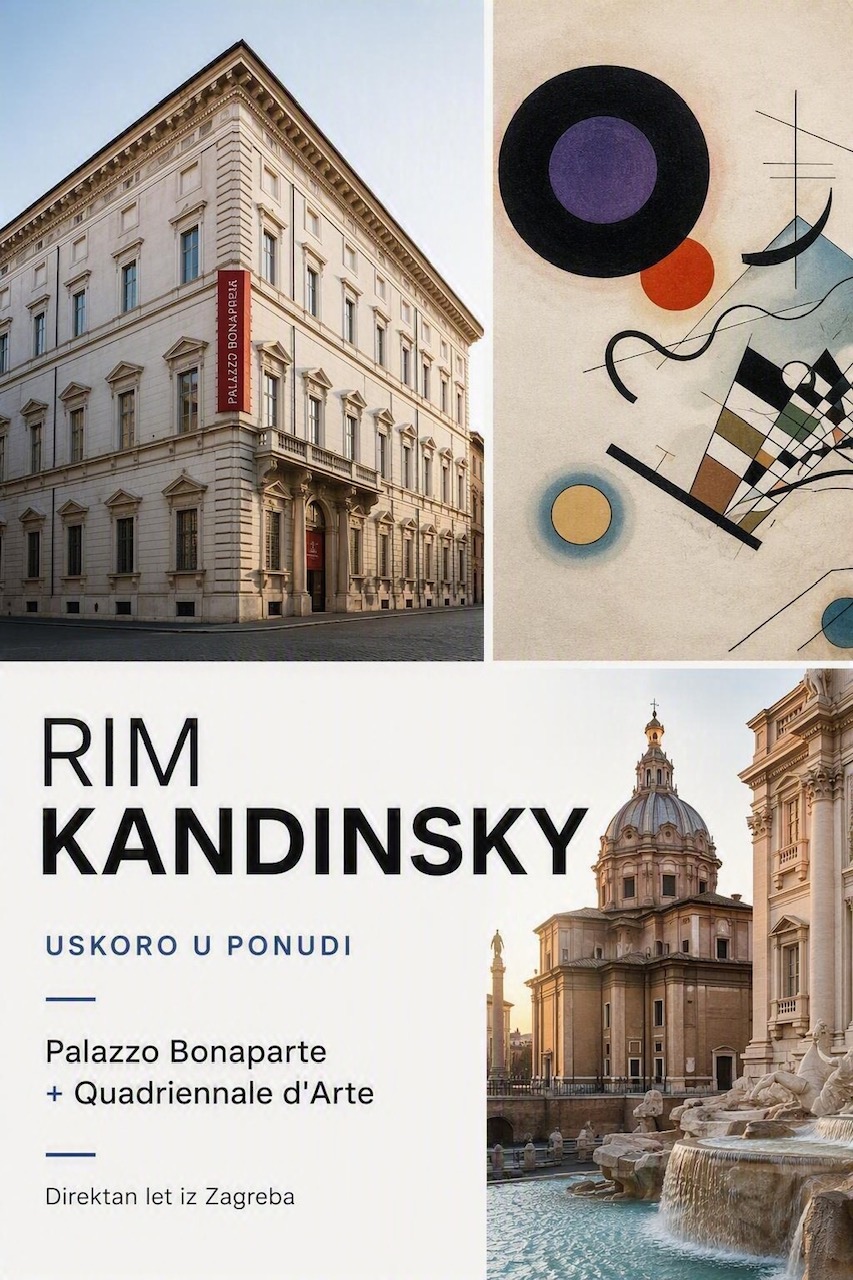 Rim — Kandinsky u Palazzo Bonaparte